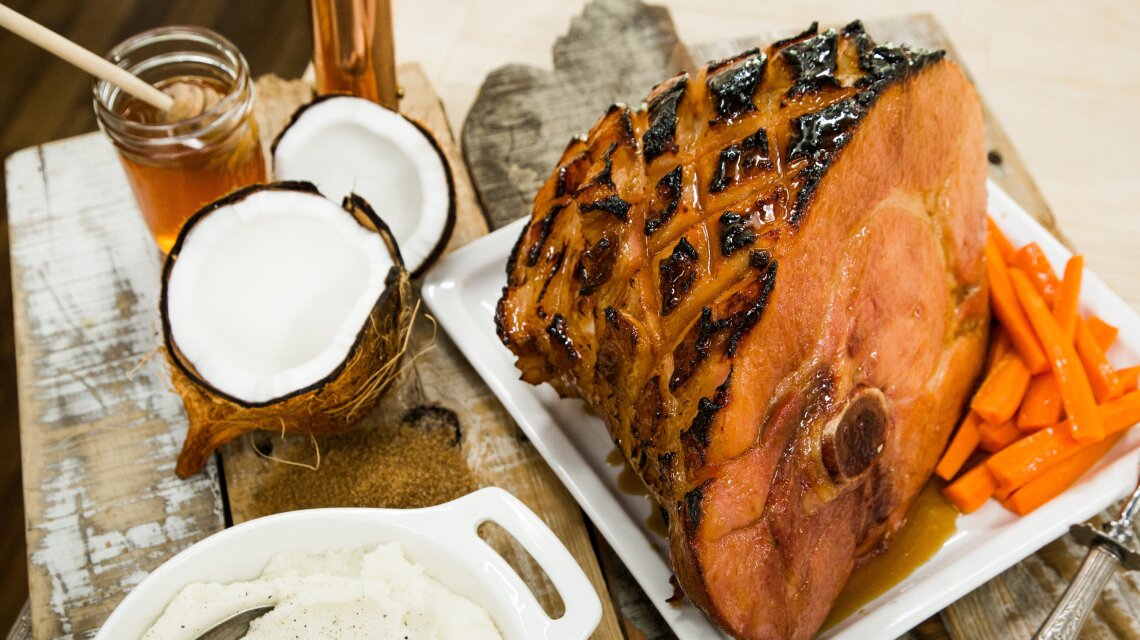 Holiday Maple Ham by Danica McKellar's Mom, Mahaila McKellar