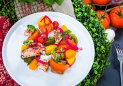 Heirloom Tomato, Peach, and Stracciatella - Home & Family