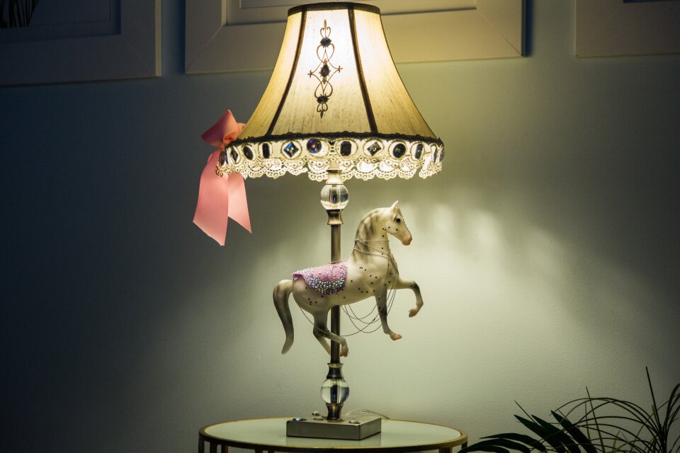 DIY Carousel Horse Lamp