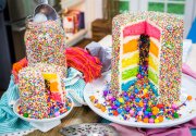 Rainbow Explosion Cake - Home & Family