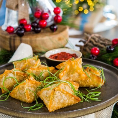 Judy Joo - Philly Cheesesteak Dumplings