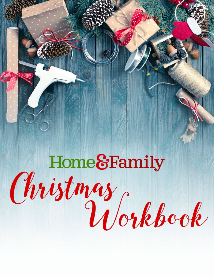Home & Family's Christmas Workbook Cover