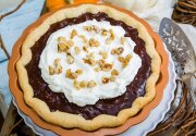 Dark Chocolate Walnut Caramel Pie - Home & Family