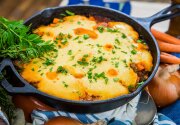 Cornbread Crust Beef Pie - Home & Family