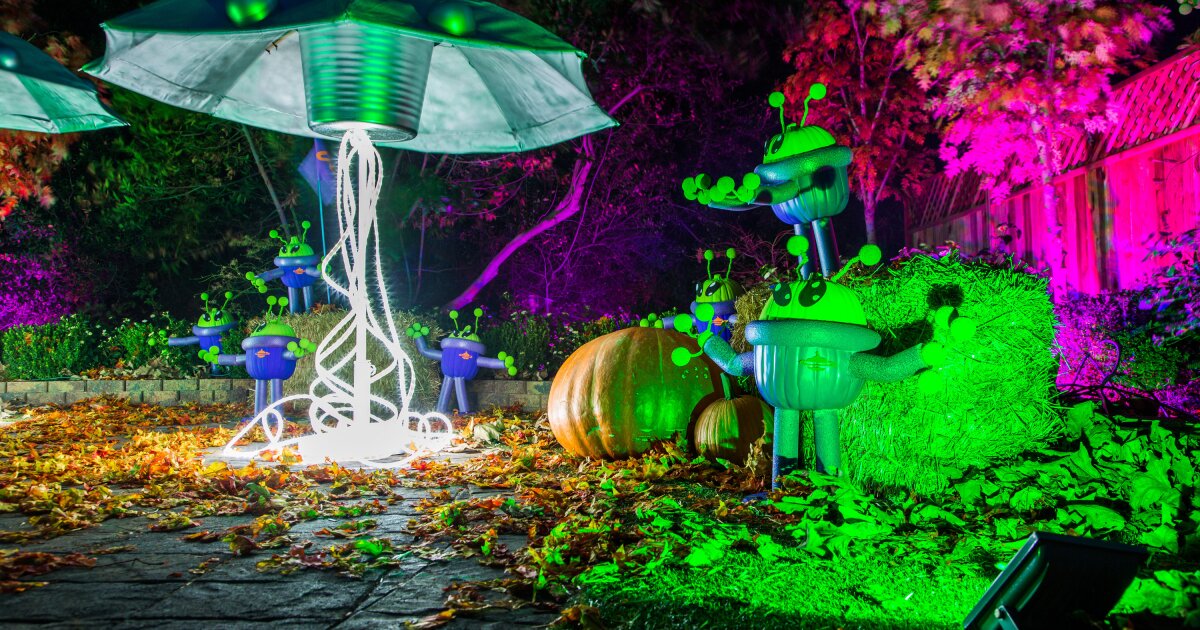 DIY Flying Saucer and Alien Pumpkins - Home & Family - Video