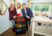 DIY Mosaic Bookshelf - Home & Family