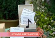 DIY Sheet Music Coasters - Home & Family
