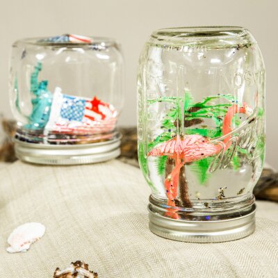 Summer Snow Globes