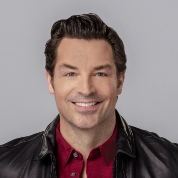 Brennan Elliott as Logan O'Connor on Crossword Mysteries Terminal Descent